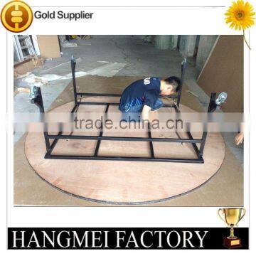 6FT Round Rotating Dining Table photo-5