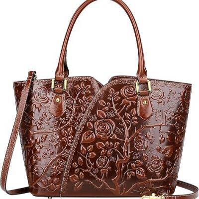Designer Handbags For Women Floral Purses Top Handle Handbag Satchel Bags