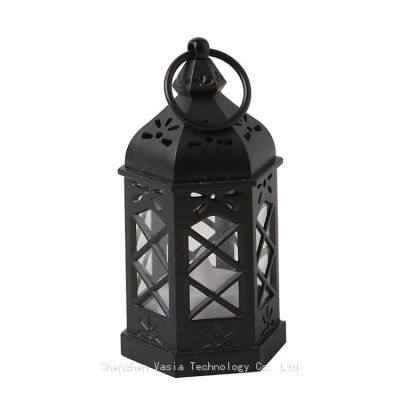 Retro Metal Lantern Lamps, LED Candle Light for Home & Party Decorative Wholesale
