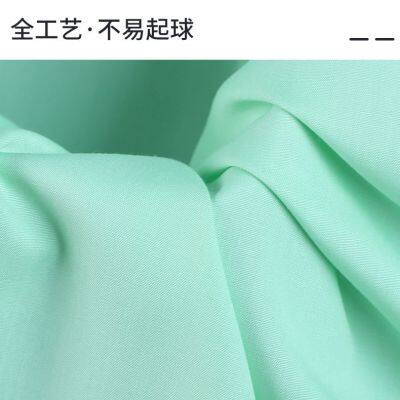 Cotton-polyester pocket fabric, shirt fabric, sofa bottom fabric, 80/20 45*45 133*94 yardage / semi-washed