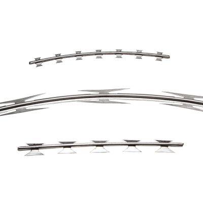 Direct Manufacturer Galvanized PVC Stainless Steel Razor Barbed Wire Plate Razor Barbed Wire photo-5