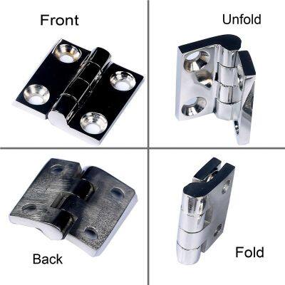 316 Stainless Steel Hinges Marine Grade Heavy Duty Boat Hatch Hinge Casting Cabinet Door Hinge photo-2