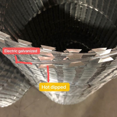 Galvanized PVC Stainless Steel Razor Wire BTO-22 BTO-60 CBT-65 Fencing Wire photo-3