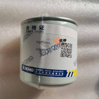 Оригинальный фильтр воды XCMG 800752683 для запасных частей колесного погрузчика.