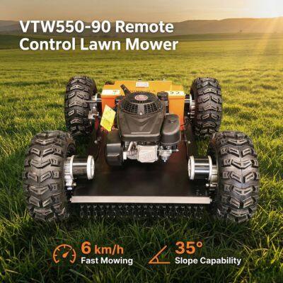Vigorun VTW550 Robot Auto Lawn Mower Time-Saving & Labor-Saving Lawnmower Remote Control for Farmland