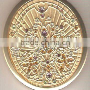 2012 Fashion metal compact/cosmetic mirror