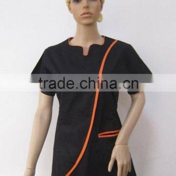 B10372 hair uniform for salon