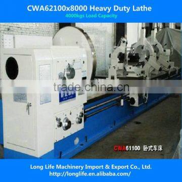CWA62100x8000 4 tons load heavy duty lathe machine price