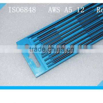 WL20 Lanthanated 3/32'' tungsten tig welding electrodes blue tip with10pieces/pack from Beijing
