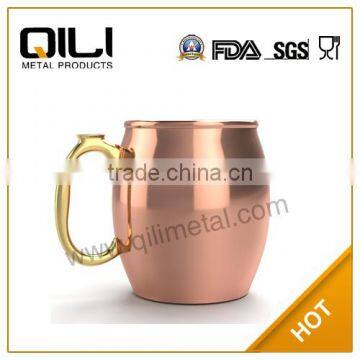 High quality 20oz stainless steel Moscow Mule Copper mug