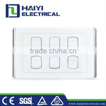 6 Gang Electric Wall Switch For Home