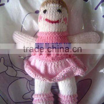 Peru Cotton Hand Made knitted Toy "Ballerina"