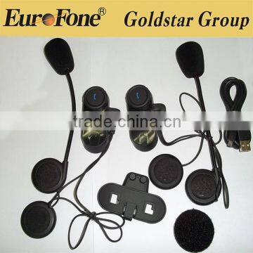 Two People Bluetooth Motorcycle Communication Helmet Interphone photo-5