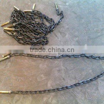 bridge guardrail black chains