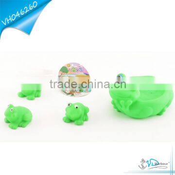 Baby Bath Toy Jumping Green Rubber Toy