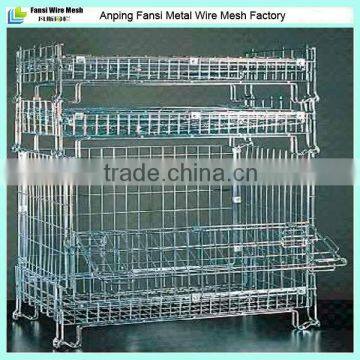 Electro zinc shiny plate 800 x 1200 x 980 mm Container with foldable screen