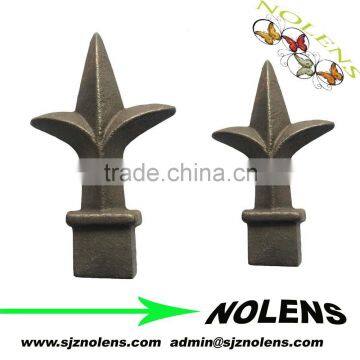 Cast iron decoration fence spears points/Architectural iron fence panels