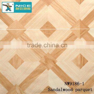 HDF BOARD SANDALWOOD COLOR CHEAP PARQUET FLOOR