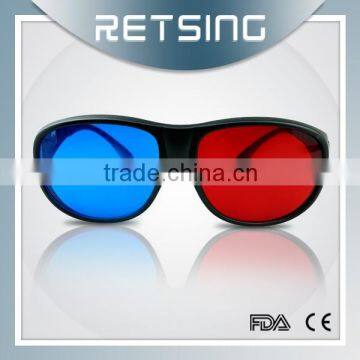 Plastic red cyan 3D glasses for PC/Magazine/Books