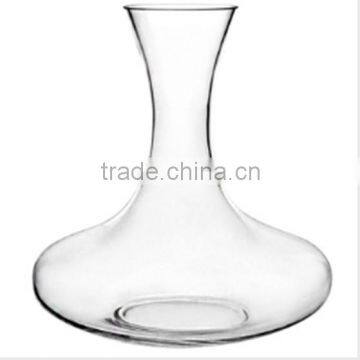 High quality round glass wine decanter