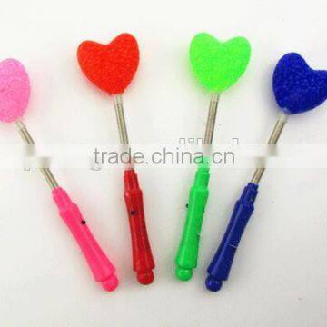 Electronic gadgets party supply big concert safe and fun flash lite glow stick with heart shaped