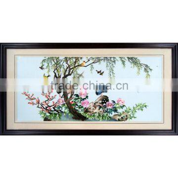 100% Silk Handmade Embroidery Art