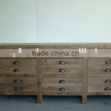 antique old wooden chest of drawers