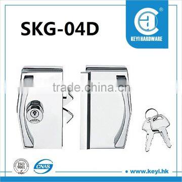 SKG-04D South America Double Sided Glass Door Lock With Keys