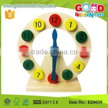 Early Learning Centre Time Concept Teaching Wooden Toy Clock for kids