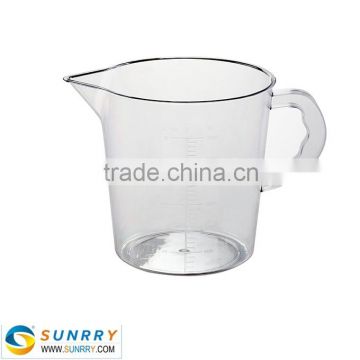 Newest design good quality disposble plastic measuring jigger cup made of PC