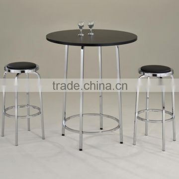 Modern Bar Set/ Metal Wooden Bar Table and Chair