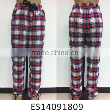 Ladies cotton checkered pyjama harem pants