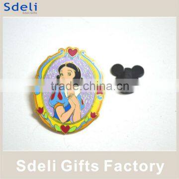 lovely & cute custom cartoon metal soft enamel lapel pin