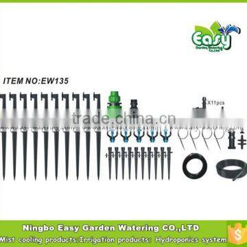 Plant watering system.Micro irrigation with electronic timer.self irrigation for small garden . Sprinkler Micro irrigation kits.