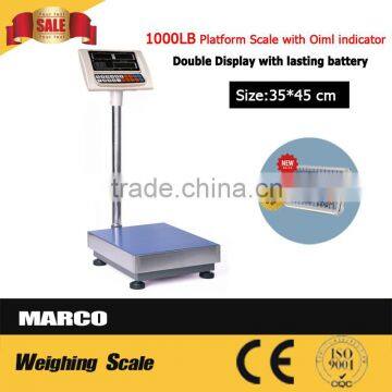 300kg hot sale water resistant Tcs digital platform scale