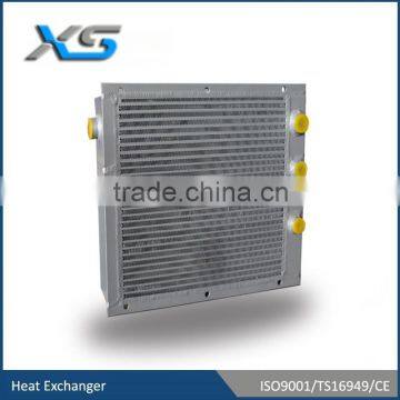 aluminum ACA heat exchanger with side plate