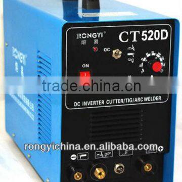 CT520D Brand New Mosfet Inverter Dual Voltage DC 110V & 220V Multifunction TIG/MMA/CUT 3-in-1 Welder