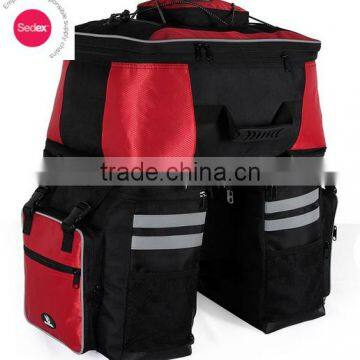 China manufacture moutain road bike outdoor soft bike rear pannier bag