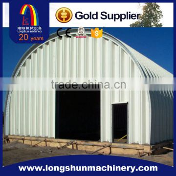 No Structure Screw Joint Arch Panel Building Machine/Bolts Or Nuts Steel Roof Building Machine