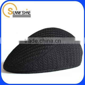 Sunny Shine new hot sale black knit beret