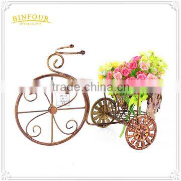 Antique Garden Bike Planter Metal Bicycle Flower Pot