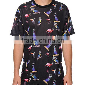 100% Polyester Half Sleeves Full Sublimated T-Shirt with Mac Miller Bird King design