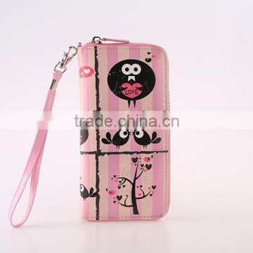 New Spring Design PU Lady Zipper Around Wallet /Wholesale Fashion Gift