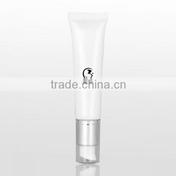 White Pump PE Cosmetic Tube