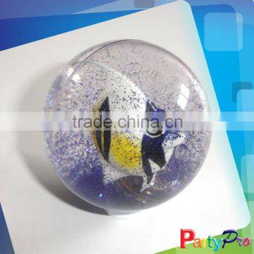 2014 Hot Sale Toy Water Filled Balls Decorative Crystal Water Bounce Ball