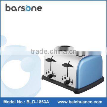 Commercial Bread Toaster Electric Conveyor Toaster Anti-jam Stainless Steel 4 Slice Toaster Machine