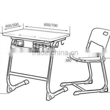 Cheap School Desk Set Student Tables Chair Sets Adjustable Desk photo-3