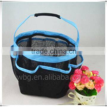 Nylon mesh drawstring bag for 12 golf balls