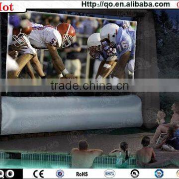 Novel design outdoor advertising inflatable rear projection screen