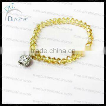 Hot sell!!Fashion lady champagne crystal bracelet